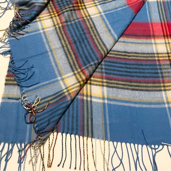 Zara Plaid Women's Scarf 70” x 30” - Picture 12 of 12